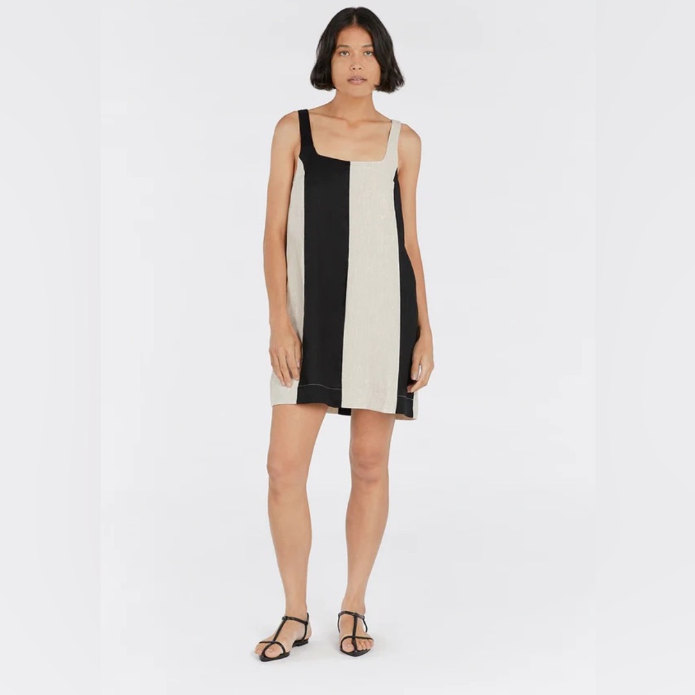 AGI Natural Colour Block Mini Dress from DISSH